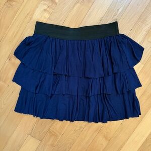 deliA's Navy Blue 3 Their Mini Skirt Size Small